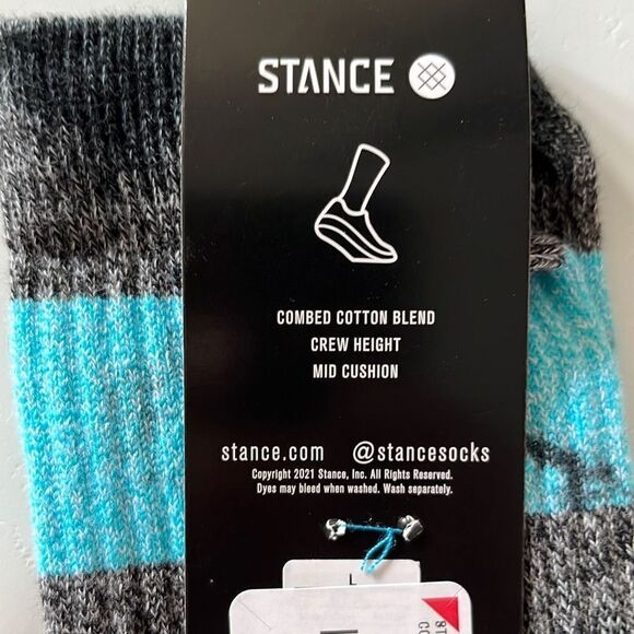 NWT Stance Casual Crew Mid Cushion Socks Sz. L - Picture 5 of 5
